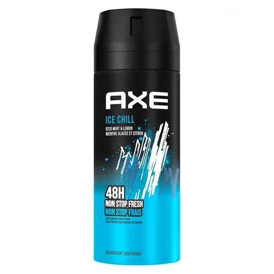AXE Personal Hygiene Deodorant for Men, Ice Chill Deodorant Frozen Mint and Lemon, Spray (150 ml)