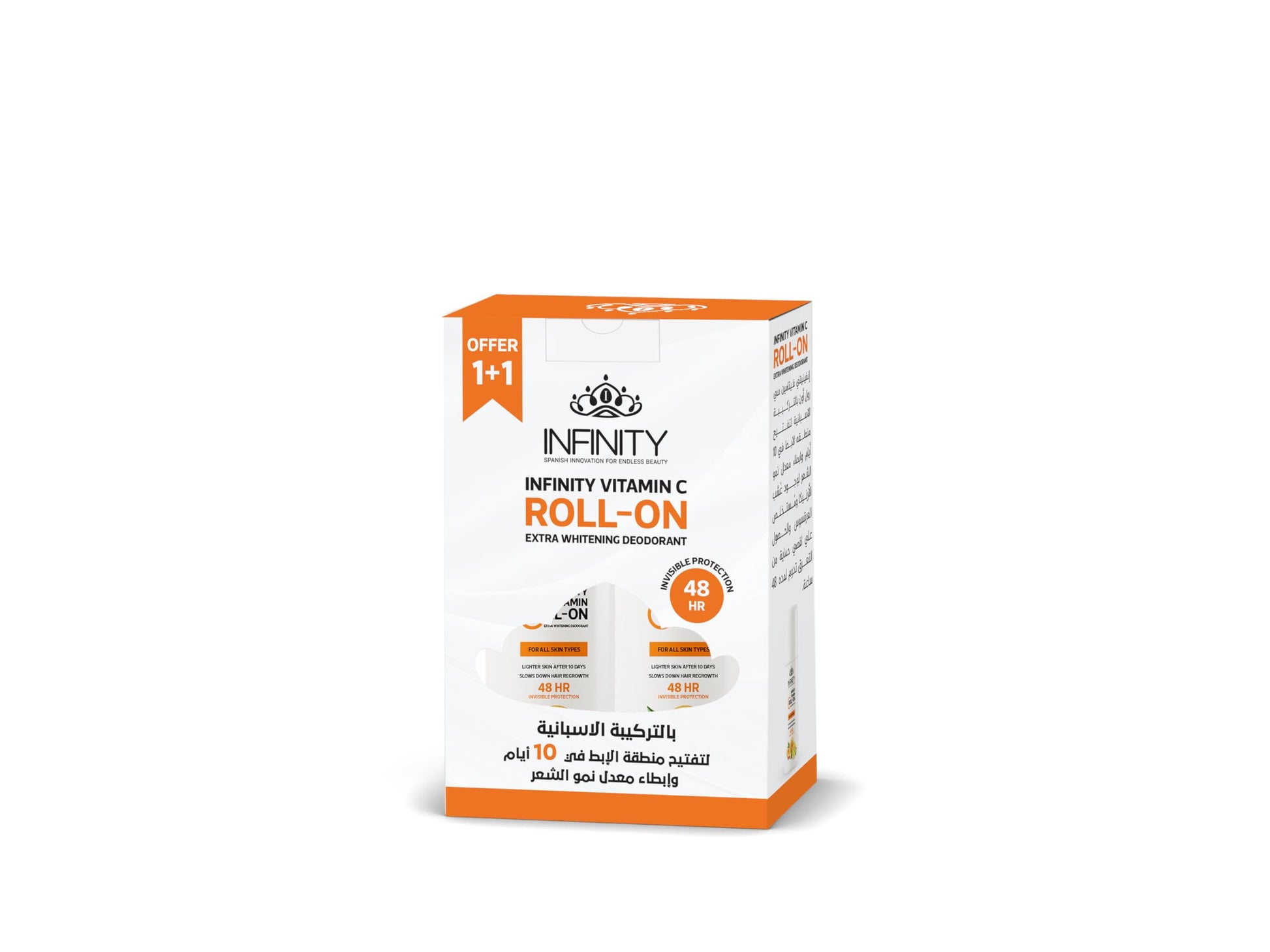 Infinity Vitamin C Serum 40 ml+ Vitamin C Cleanser 200 ml- promo back