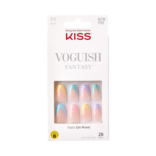 KISS KS Voguish Fantasy Nails- Disco Ball FV05