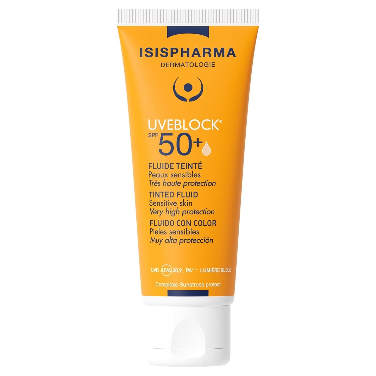 ISISPHARMA Uveblock Dry Touch Light Tinted 40 Ml