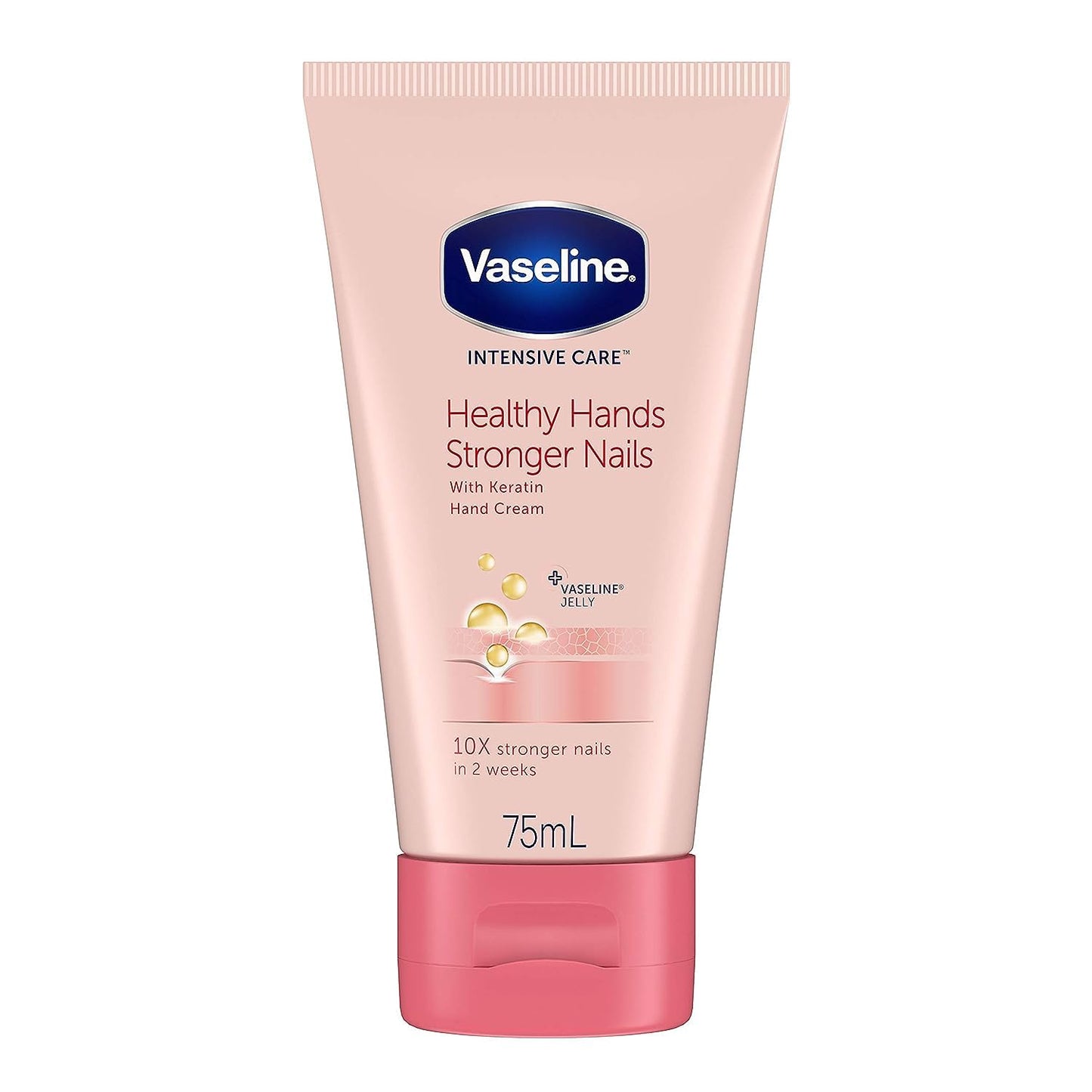 Vaseline healthy hands and stronger nails cream with keratin 75 ml