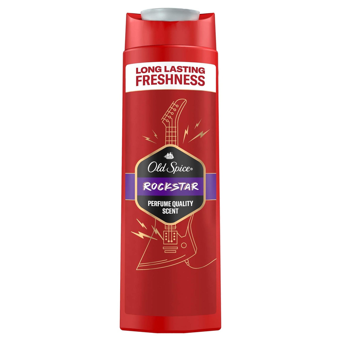 Old Spice Rockstar 3in1 Body-Hair-Face Wash For Men 400ml