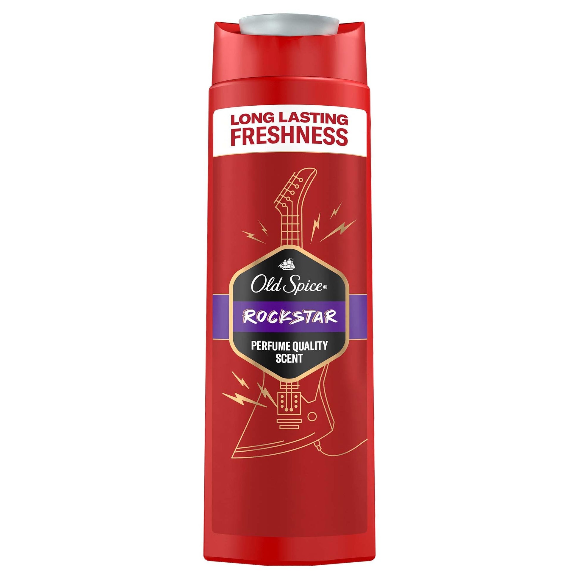 Old Spice Rockstar 3in1 Body-Hair-Face Wash For Men 400ml