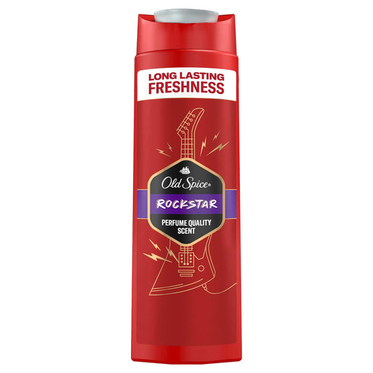 Old Spice Rockstar 3in1 Body-Hair-Face Wash For Men 400ml