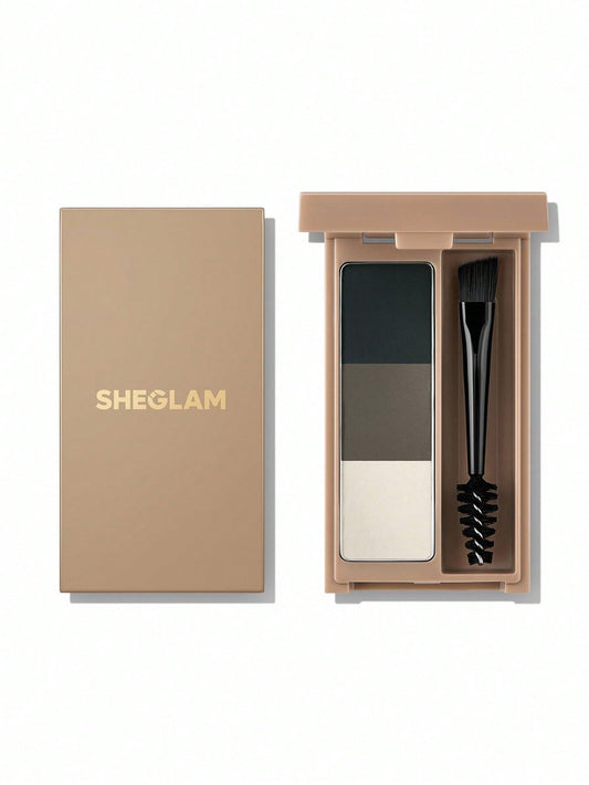 SHEGLAM Puff Brow Palette Charcoal 2.2g
