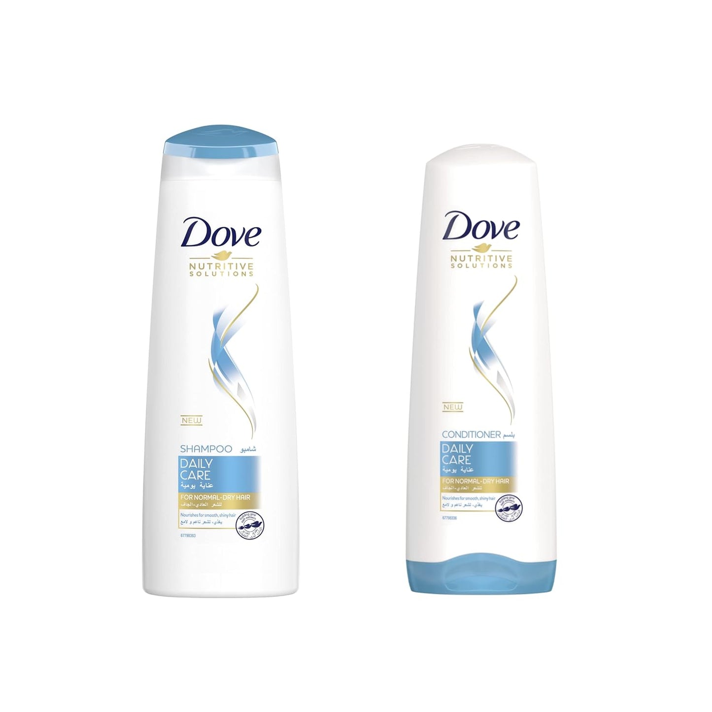 Dove Shampoo Daily Care 350ML + DOVE Conditioner Daily Care 350ML