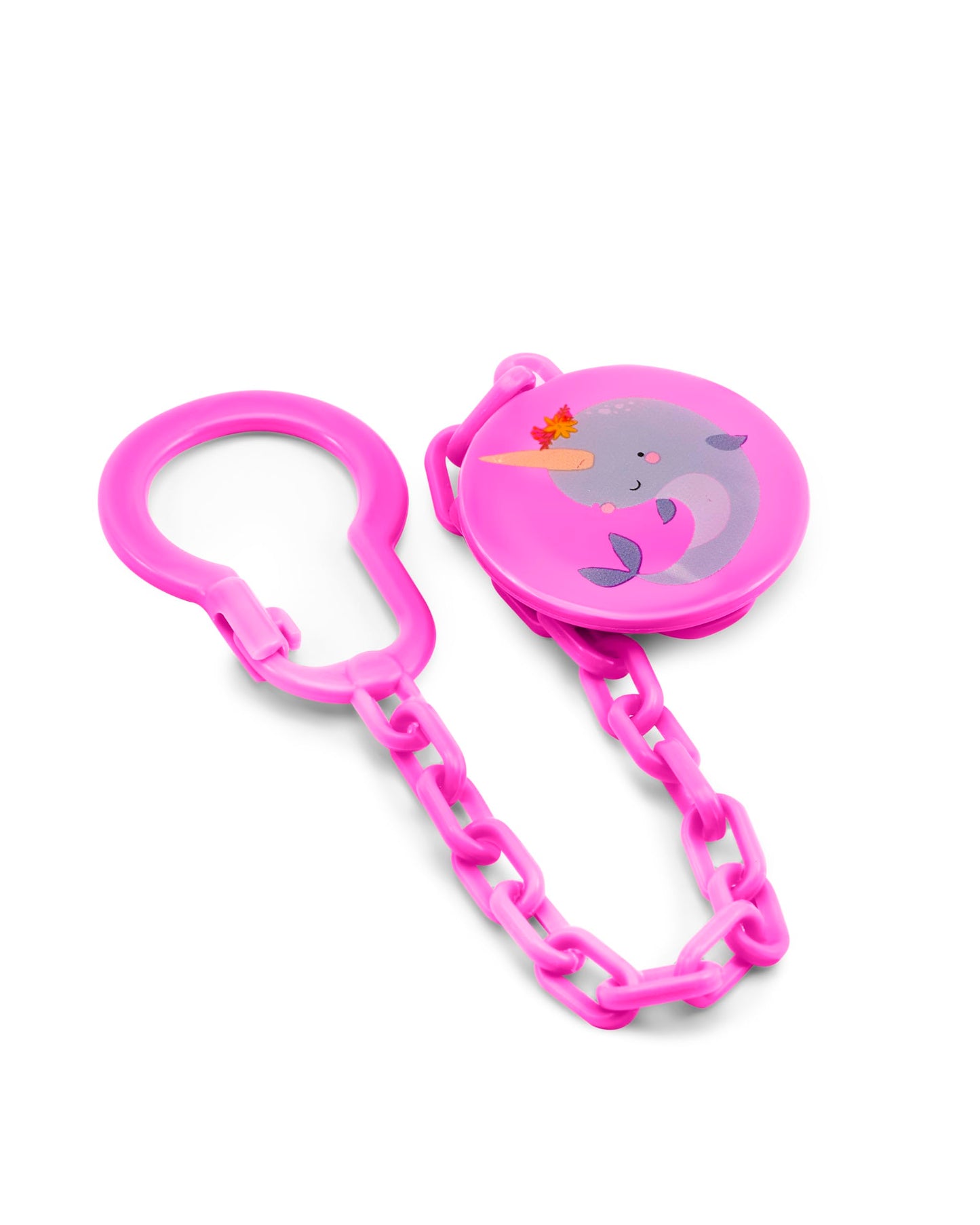 Bubbles Rose Silicone Pacifier Chain - Infant