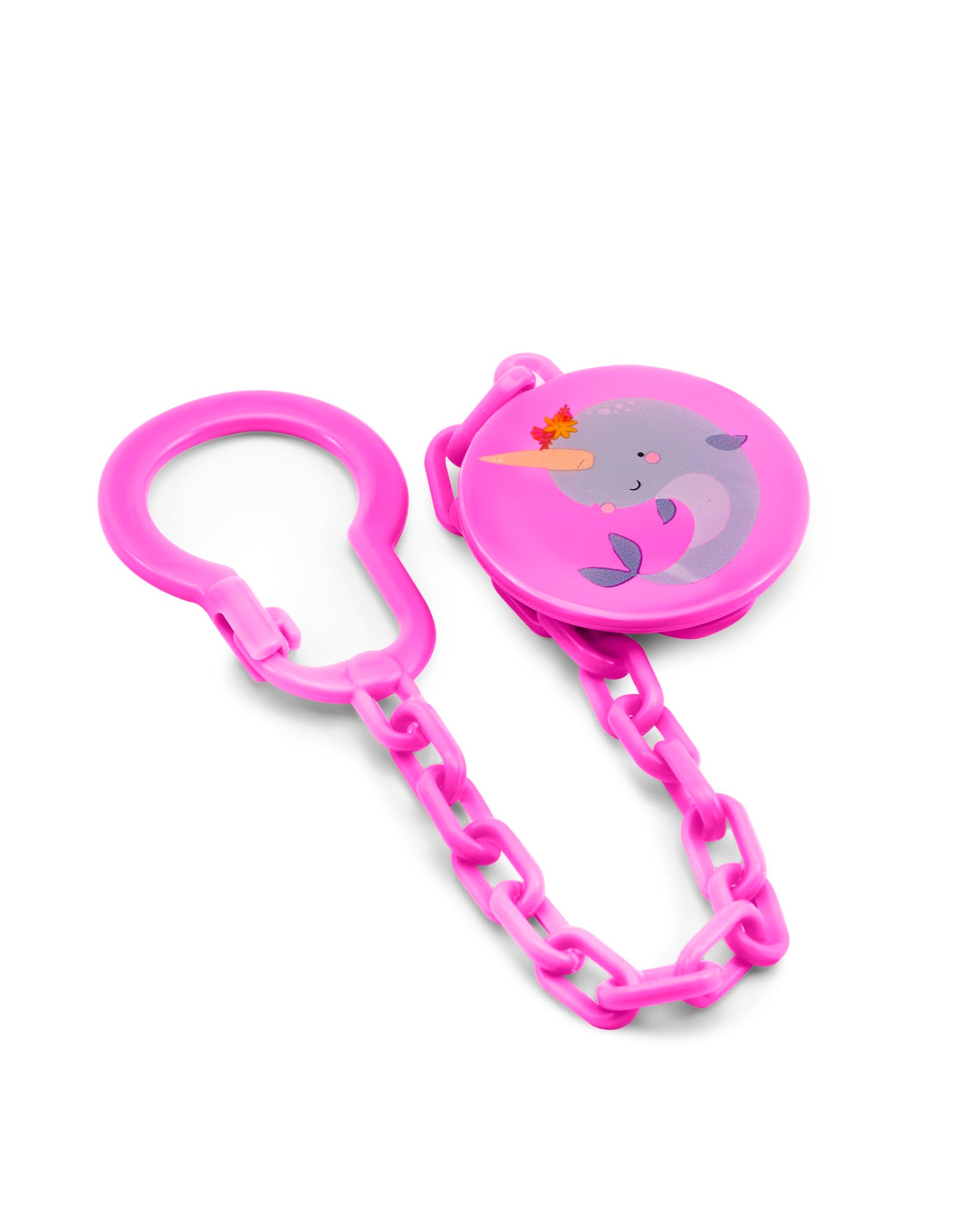 Bubbles Rose Silicone Pacifier Chain - Infant