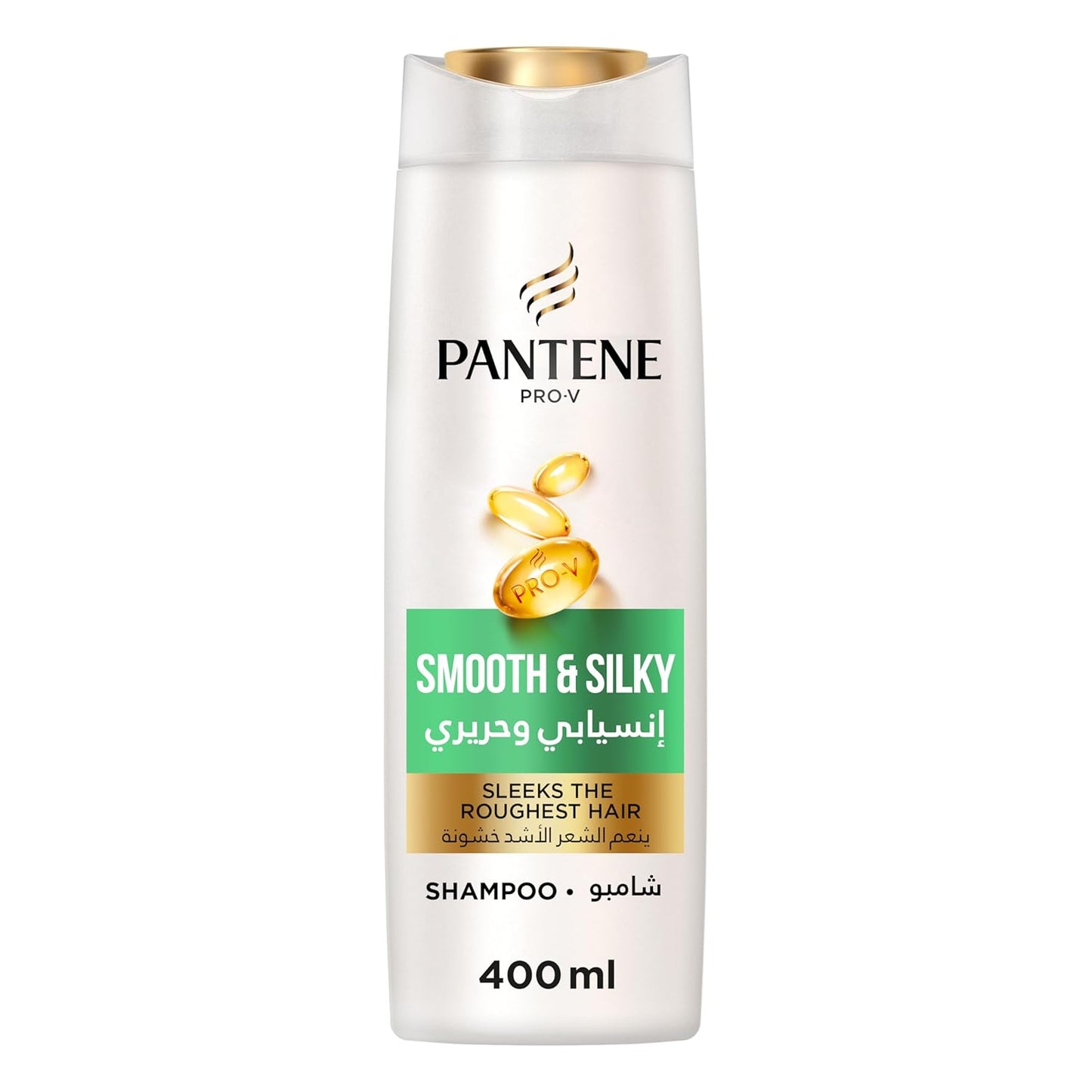 Pantene pro-v smooth & silky shampoo 400ml