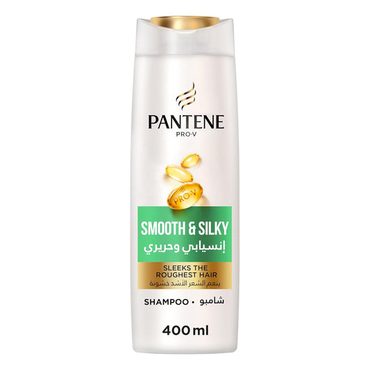 Pantene pro-v smooth & silky shampoo 400ml