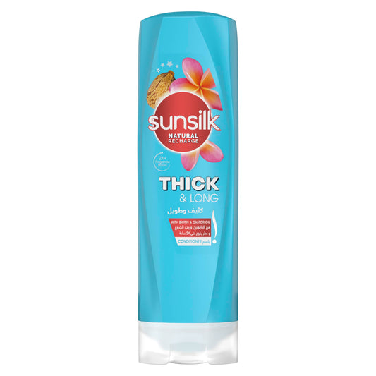 Sunsilk Conditioner Biotin & Castor oil for thick and long hair 350ML