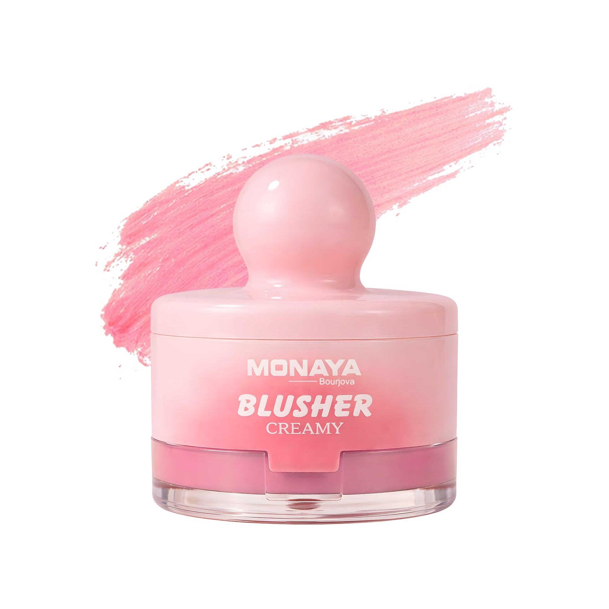 Monaya S009 Cream Face Blush – Natural Finish, Lightweight Formula That Melts into the Skin, Buildable Color Control, Long-Lasting Wear, Suitable for All Skin Tones (S102)