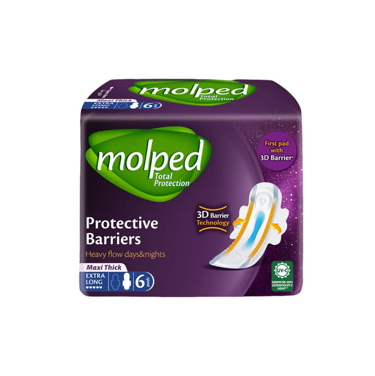 Molped Total Protection - Single Pack - Extra Long 6 Pads