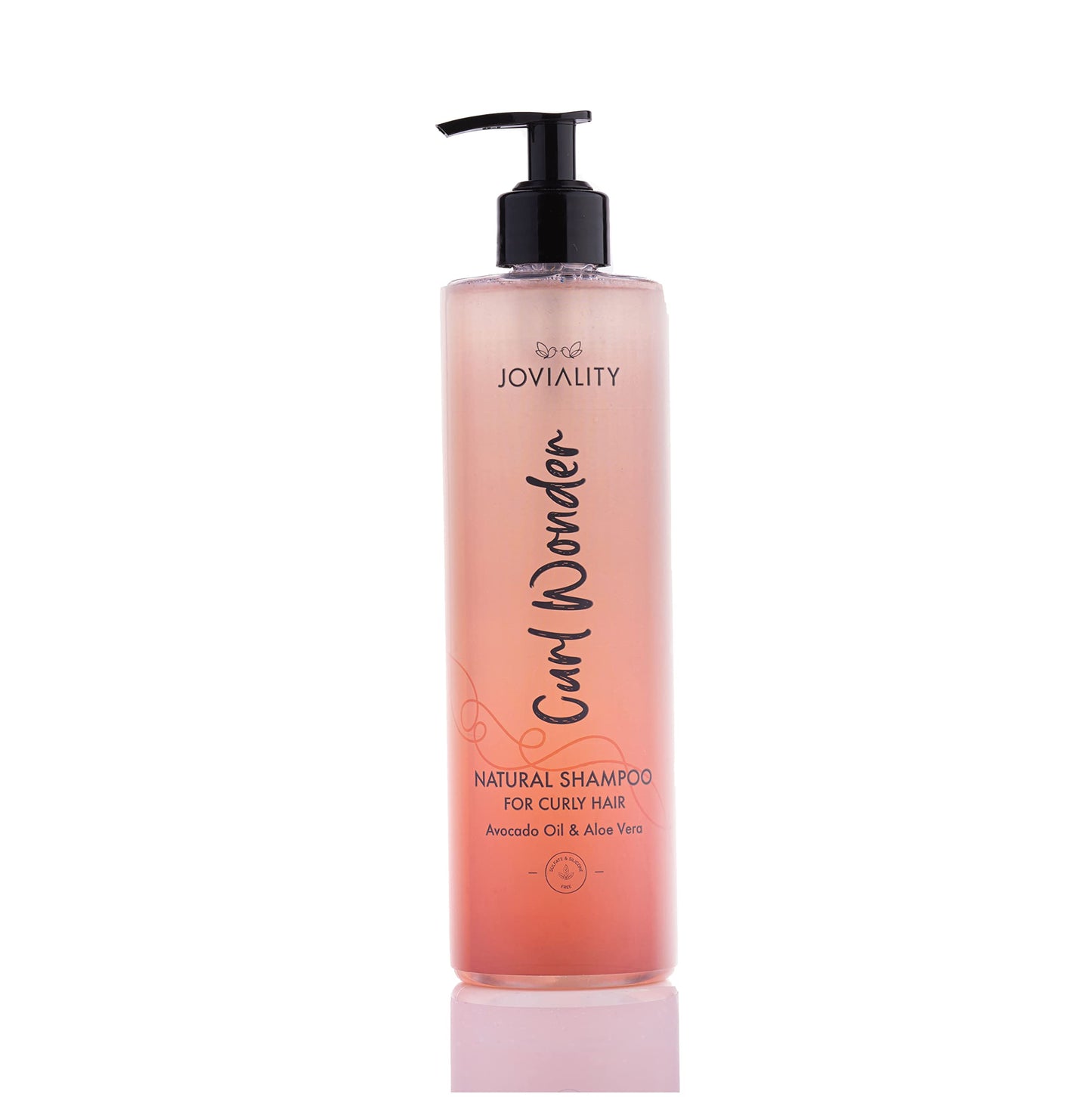 Joviality Curl Wonder Natural Shampoo Sulfate and Silicone Free with Avocado Oil