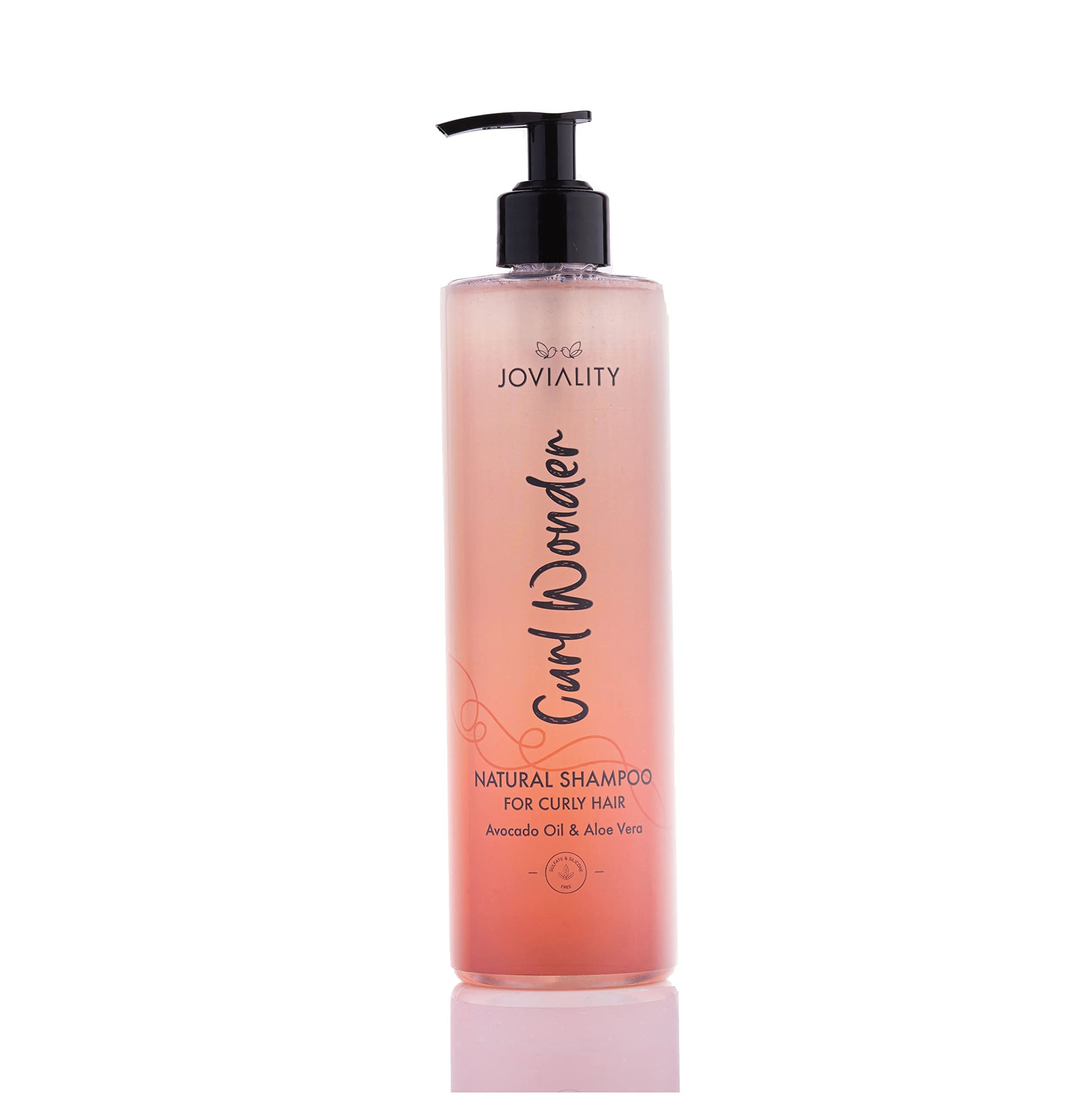Joviality Curl Wonder Natural Shampoo Sulfate and Silicone Free with Avocado Oil