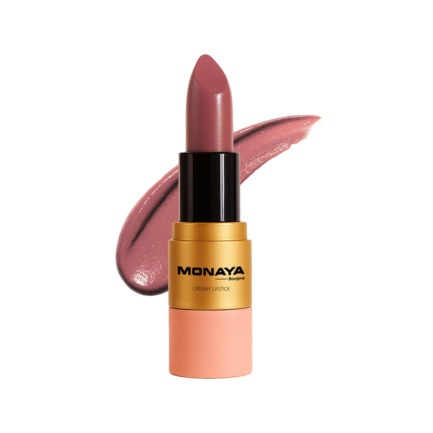 Monaya L008 Creamy Lipstick Super Lustrous Lipstick, Creamy Formula For Soft, Fuller-Looking Lips, Moisturized Feel (L302#)