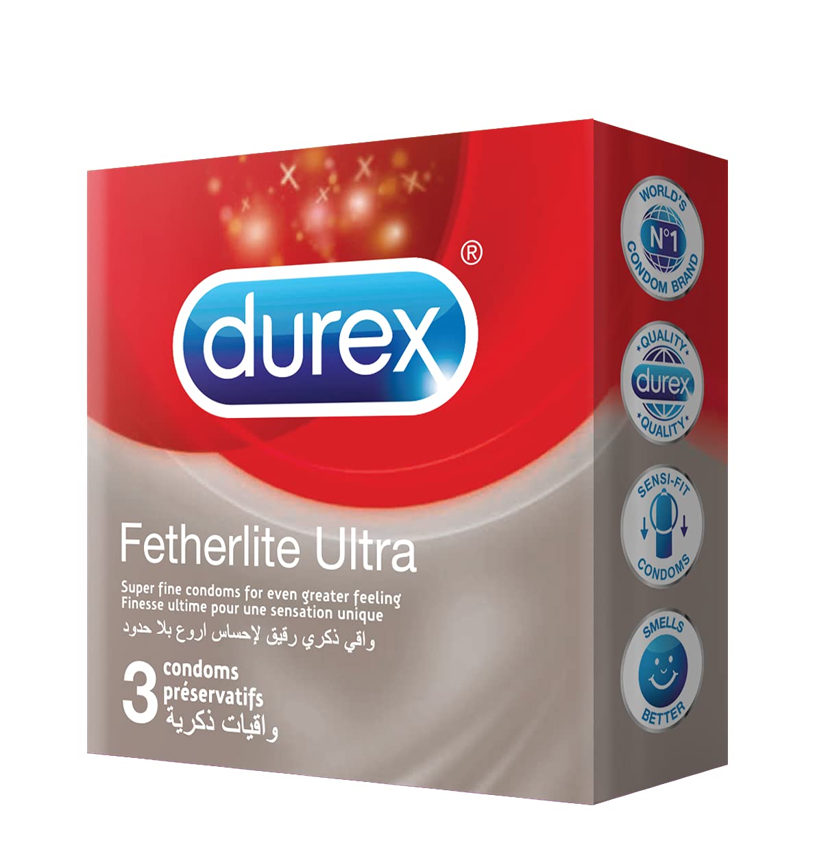 Durex Fetherlite Ultra Condom - Pack of 3