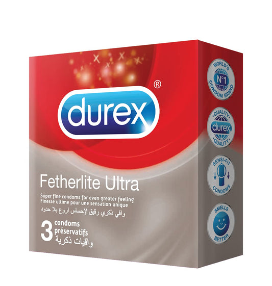 Durex Fetherlite Ultra Condom - Pack of 3
