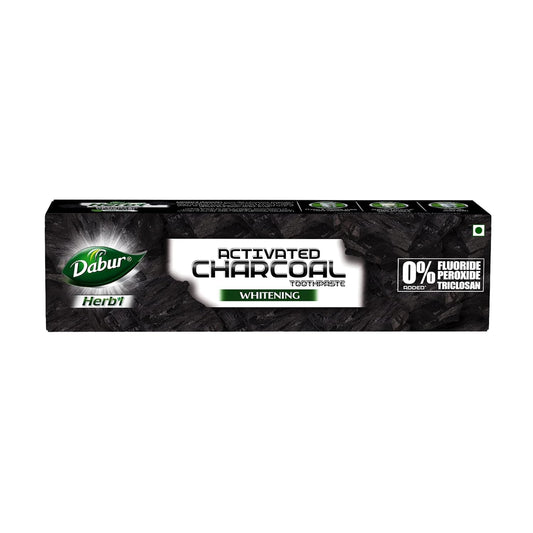 Dabur Herbal Charcoal Toothpaste (140g) | Promotes Deep Cleansing, Oral Hygeine, Whiten Teeth | Reduces Plaque | Improves Gum Health | Freshens Breath