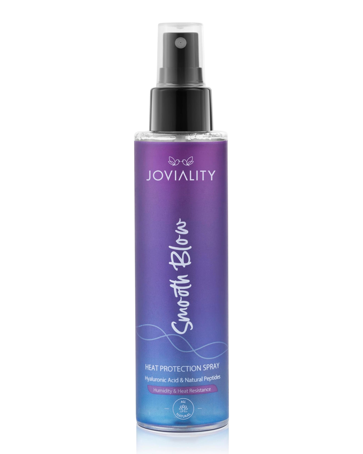 Joviality Heat Protectant Hair Mist Spray - Smooth Blow - with Hyaluronic Acid and Natural Peptides, Sun and Heat Styling Protection