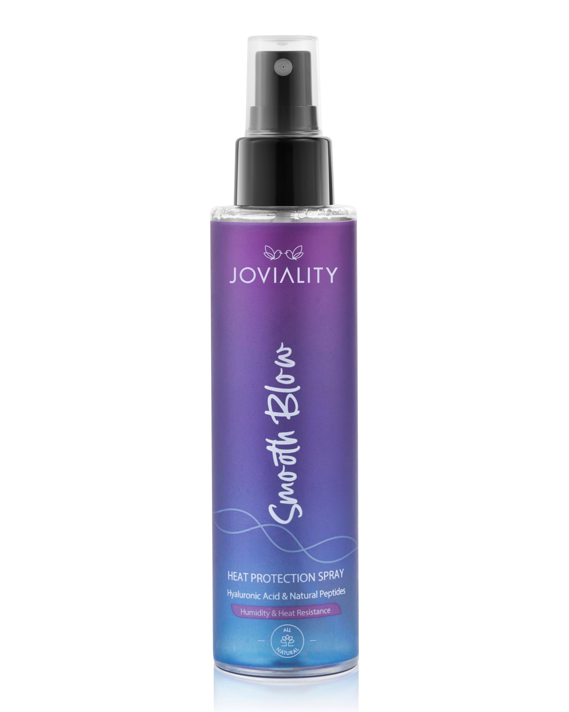 Joviality Heat Protectant Hair Mist Spray - Smooth Blow - with Hyaluronic Acid and Natural Peptides, Sun and Heat Styling Protection