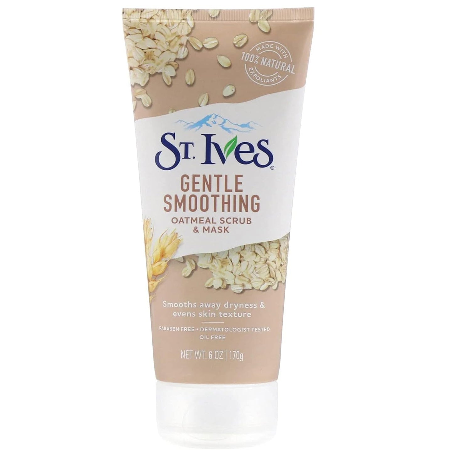 ST. Ives nourished and smooth oatmeal face scub and mask, 170 gm