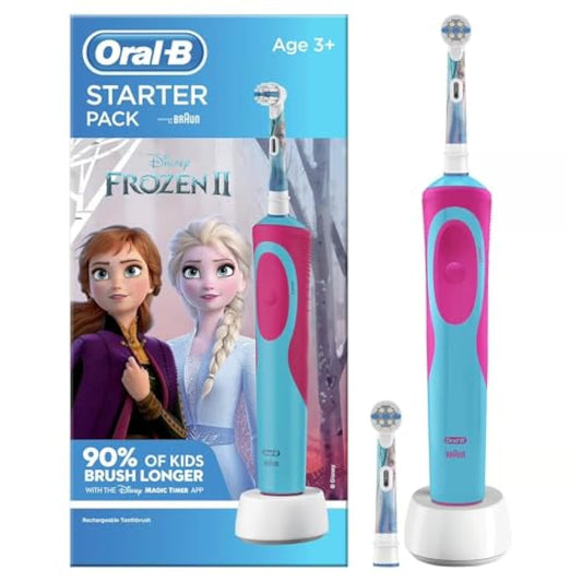 Oral-B Starter Pack Frozen 2 Rechargeable Toothbrush 2 Heads
