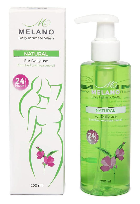 Melano Pharma Daily Intimate Wash With Tea Tree Oil 200ml - Green