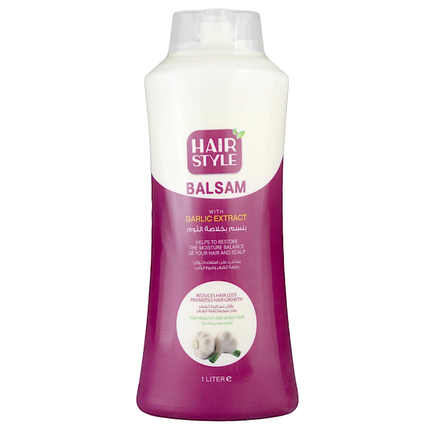 Melano Pharma Hair Style Balsam For Healthy And Strong Hair With Garlic Extract-1L