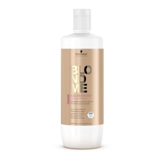 Schwarzkopf Professional blondme keratin restore all blondes light shampoo 1000ml