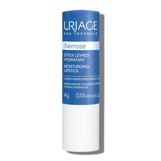 Uriage Xemose Lip Balm With Hyluronic Acid, Shea Butter & Vitamin C - Ultra-Soft Soothing Balm For Very Dry, Sensitive Chapped Lips - Intense Hydration And Protection Lip Care - Fragrance-Free