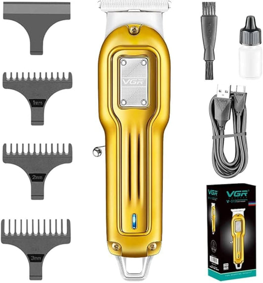 Vgr V-919 Gold Hair Clipper 100 Minutes Continuous