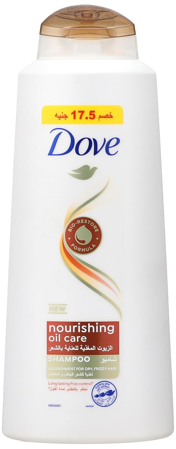 Dove Shampoo Nourishing Oil 600ML Promo