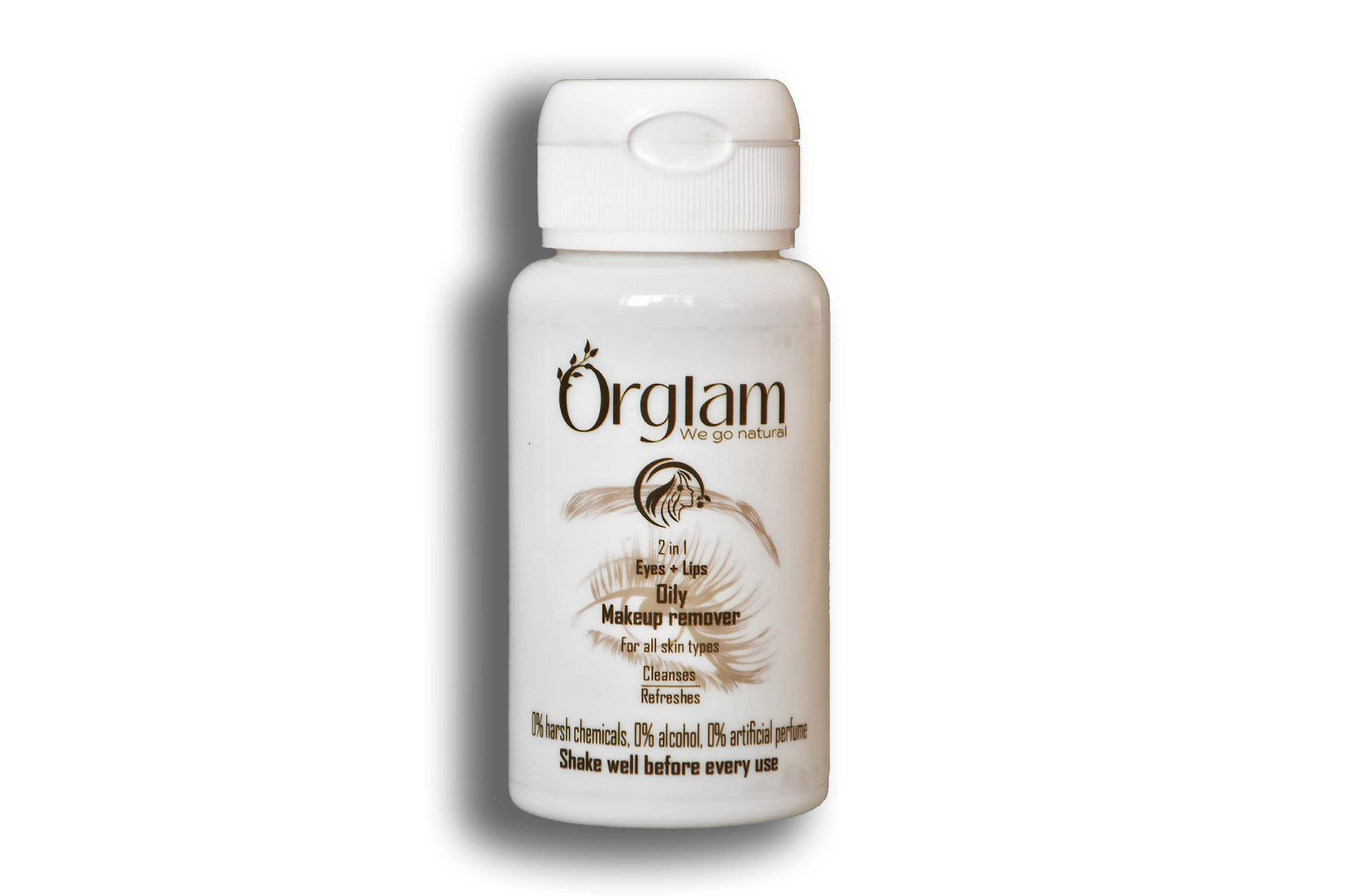 Orglam 2 In 1 Permanent Makeup Remover 150 ML (NATURAL)