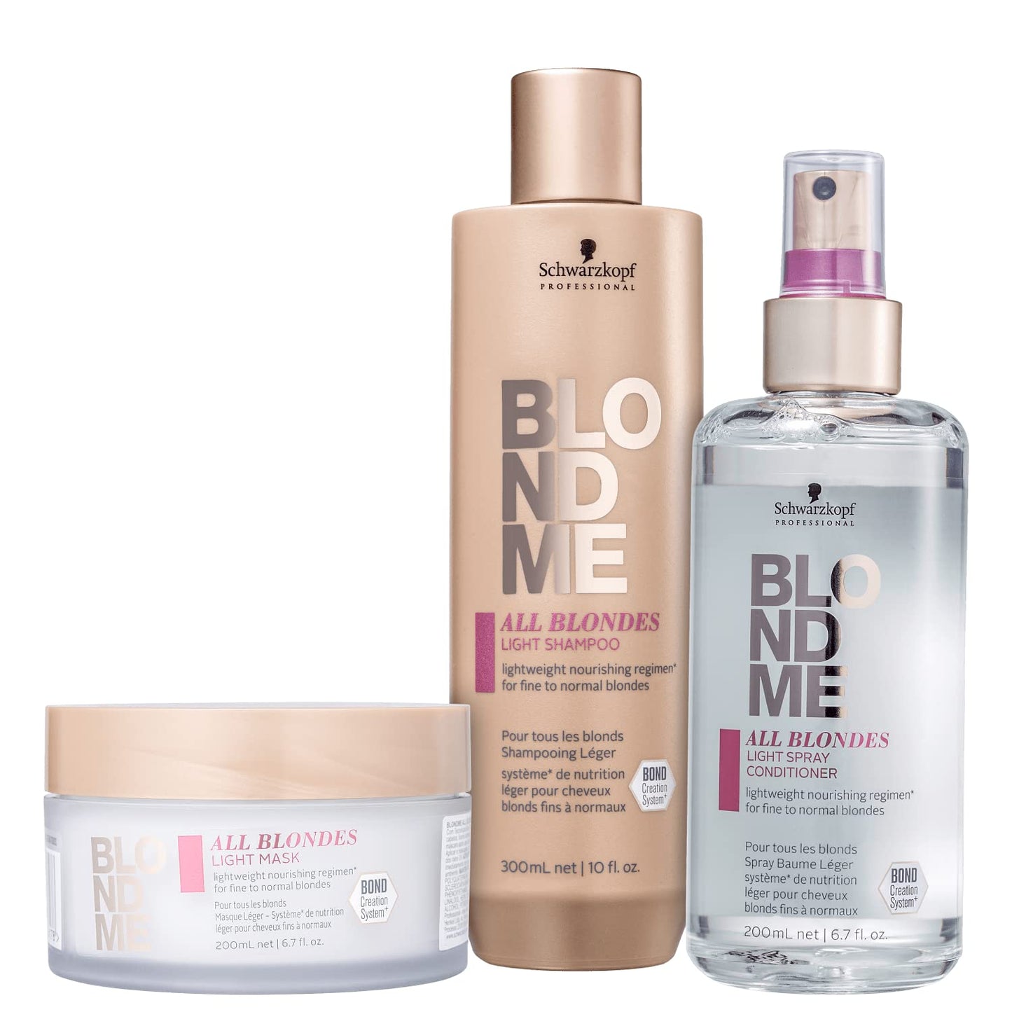 Schwarzkopf Professional BlondMe Smooth Kit for All Blondes (3 products)