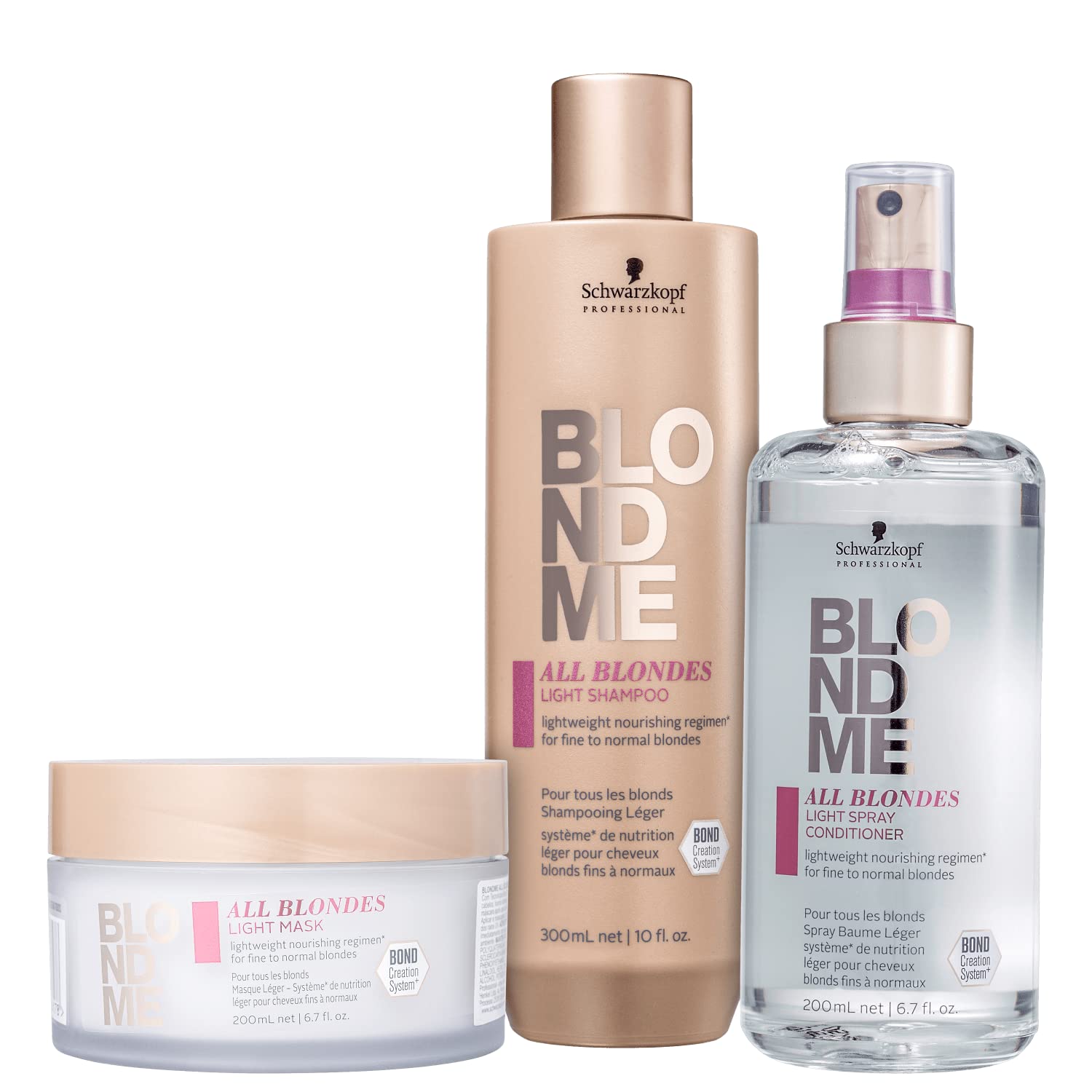 Schwarzkopf Professional BlondMe Smooth Kit for All Blondes (3 products)