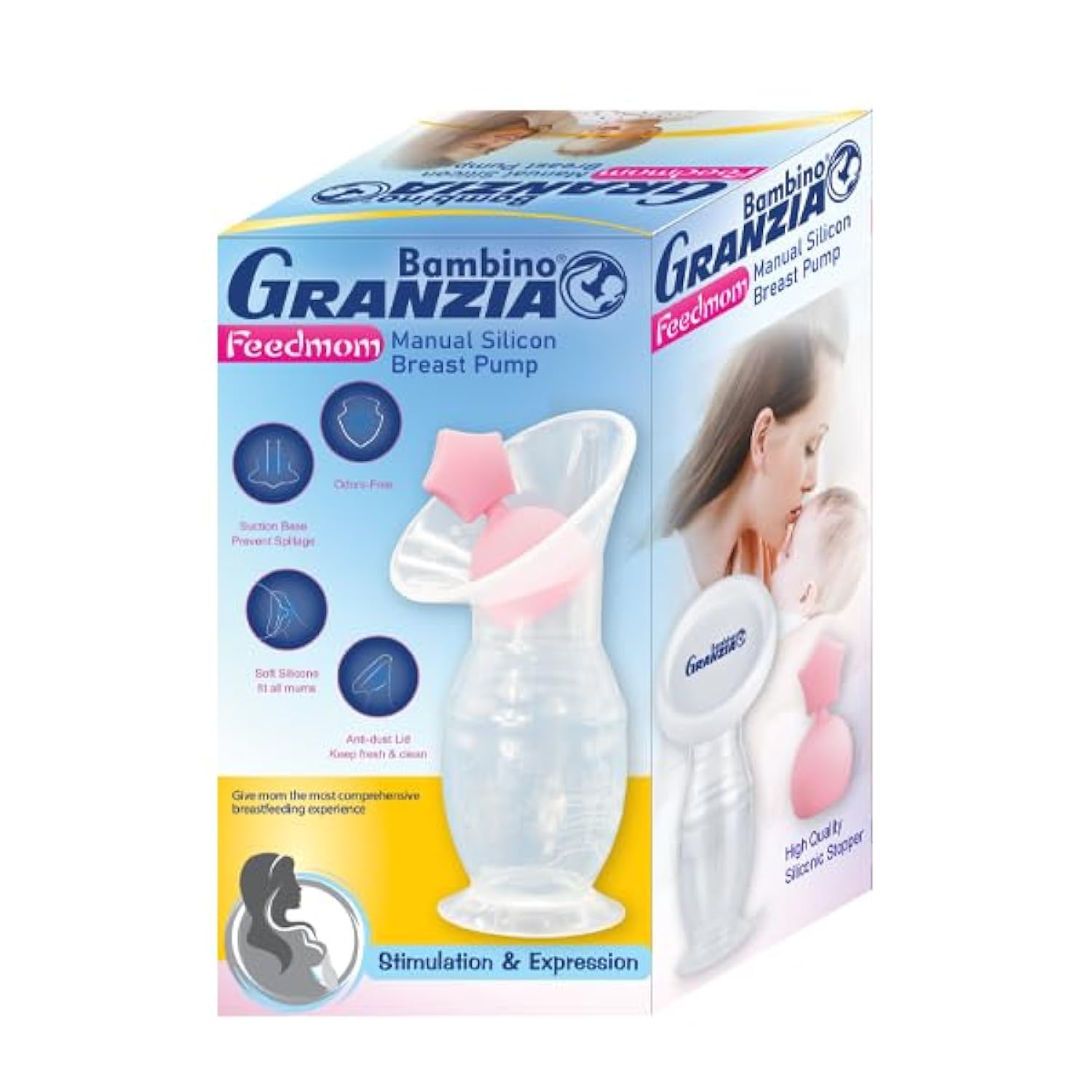 Granzia Feedmom Manual Breast Pump And Milk Collector