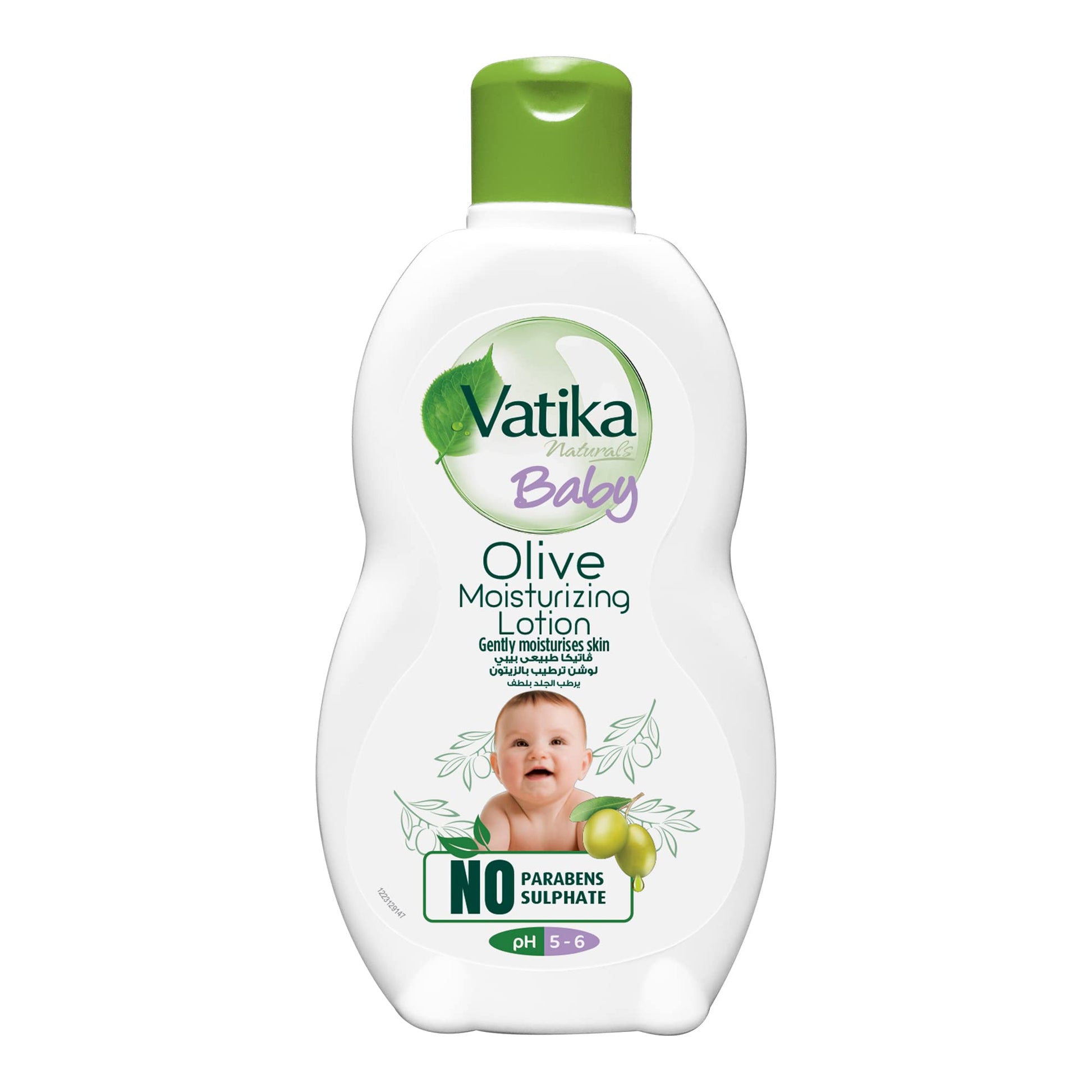 Vatika Naturals Baby Moisturizing Lotion (100mL) | Enriched with Olive Extracts | Gentle Mositurizing Baby Skin Care Lotion | Dermatologically Tested and Proven