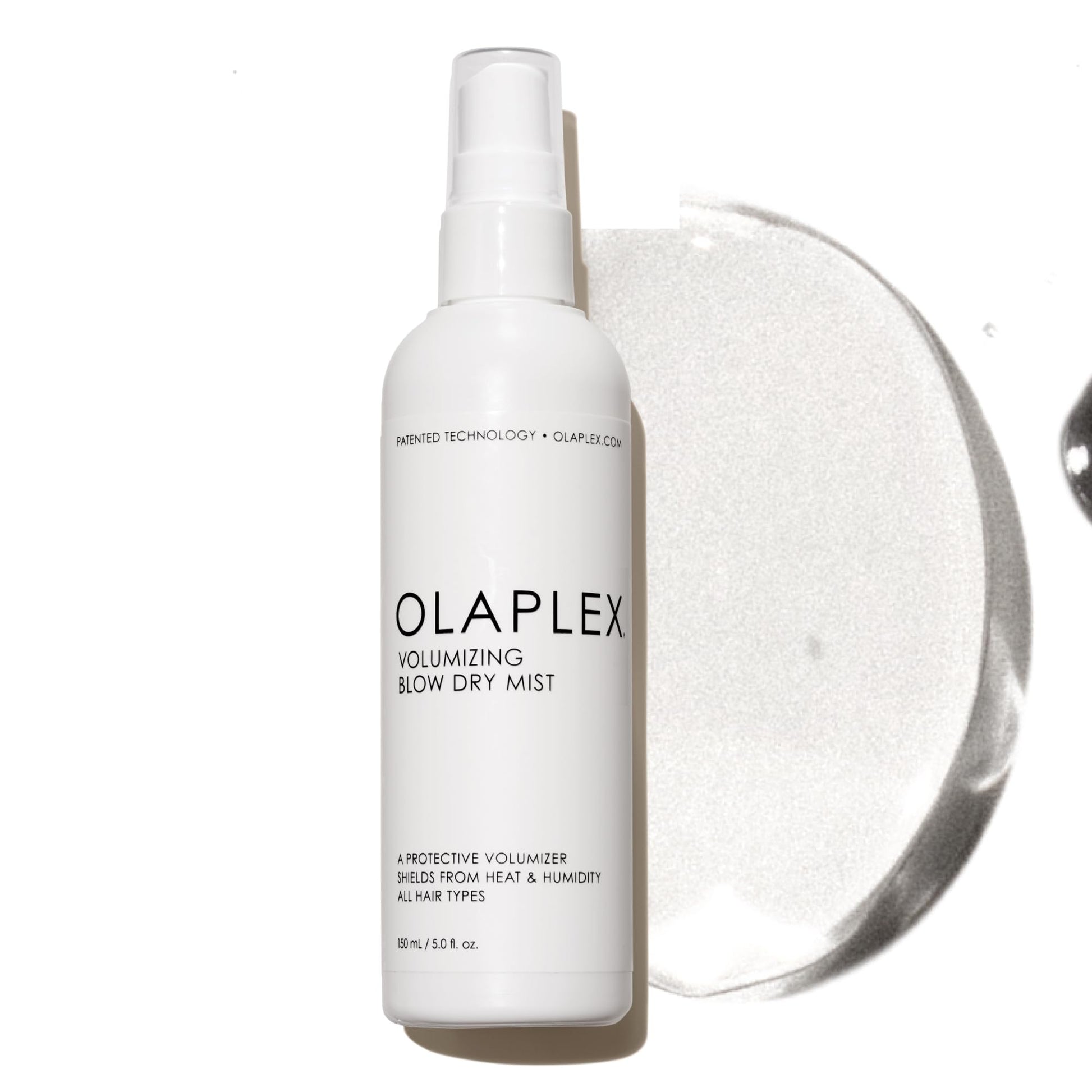 OLAPLEX Volumizing Blow Dry Mist, Hair Heat Protection, Repairs & Protects Hair for Healthier-Looking Blowouts, Speeds Up Blow Dry Time, Creates Touchably Soft, Shiny Hair, For All Hair Types, 5 fl oz