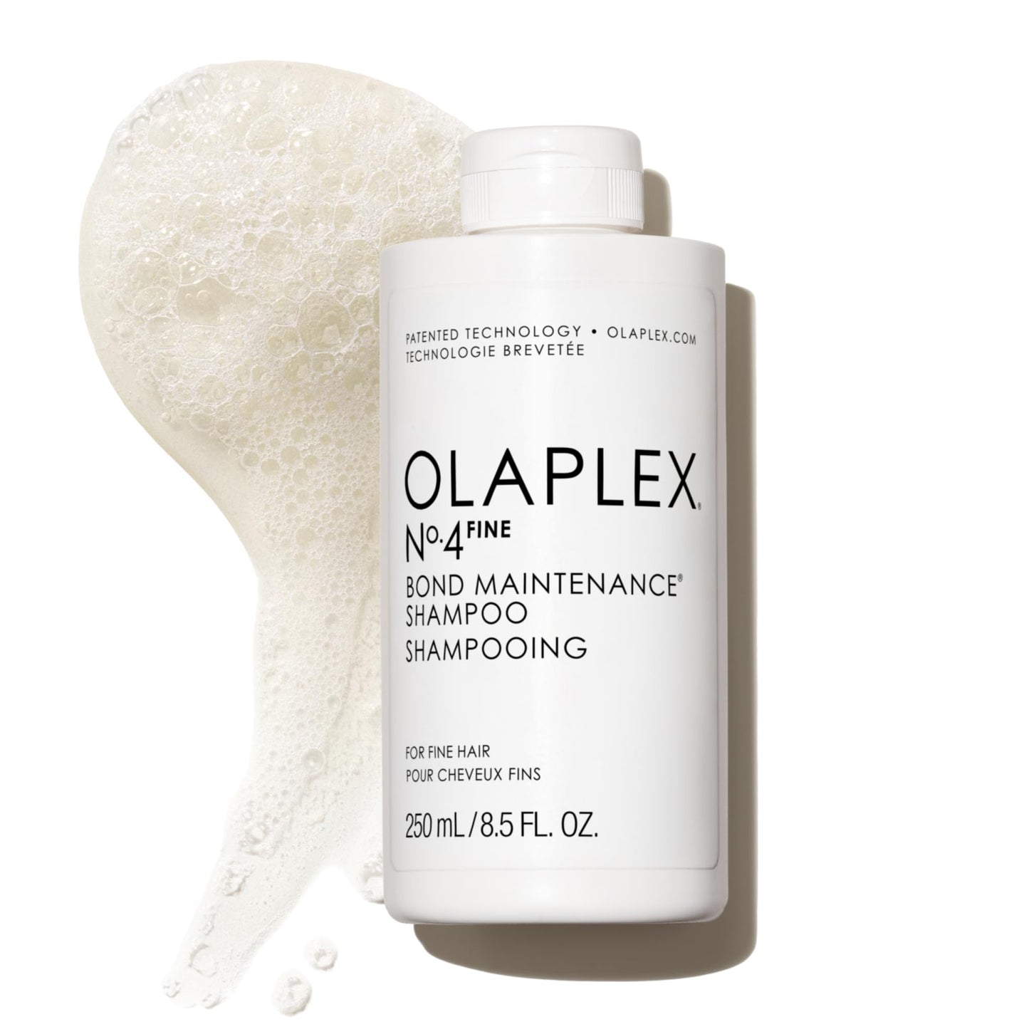 OLAPLEX No.4FINE Bond Maintenance® Shampoo, Ultra-light, Clinically Proven Fine Hair Shampoo to Volumize & Strengthen (8.5 Fl Oz))