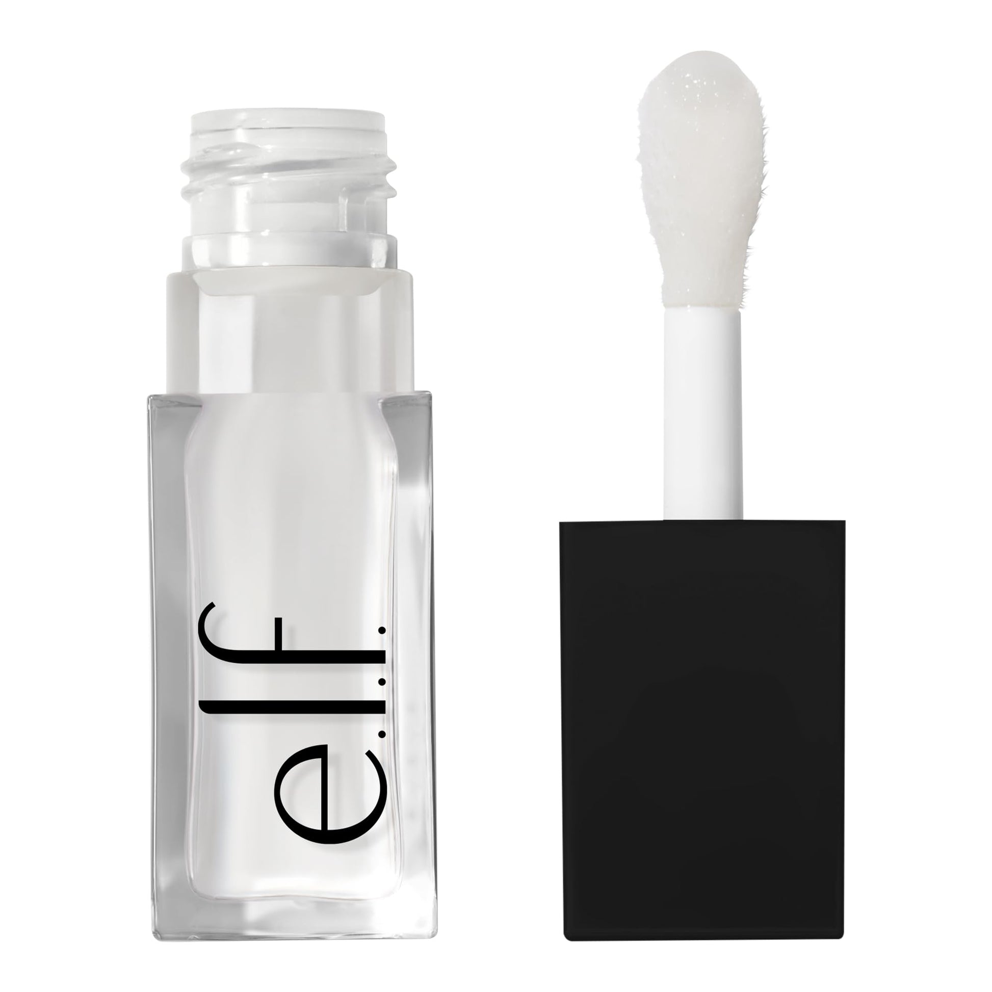 e.l.f. Glow Reviver Lip Oil, Nourishing Tinted for High-Shine Finish, Infused With Jojoba, Vegan & Cruelty-Free, Crystal Clear