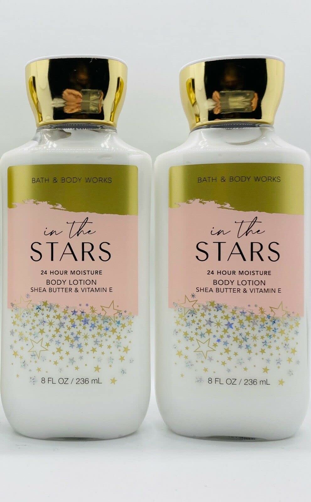 Bath & Body Works and Super Smooth Lotion Sets Gift For Women 8 Oz -2 Pack (In The Stars))