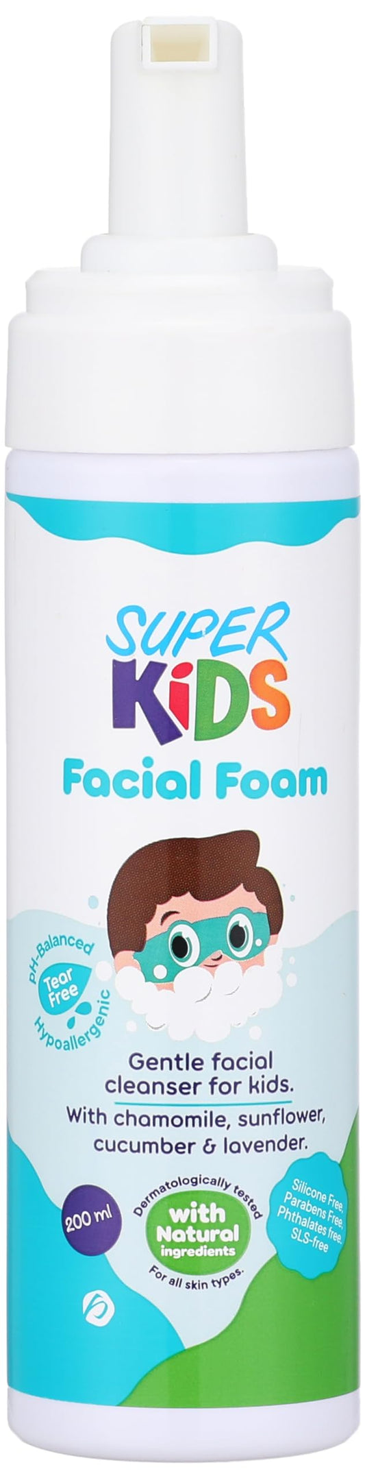 Super Kids Superkids Facial Foam 200 ml