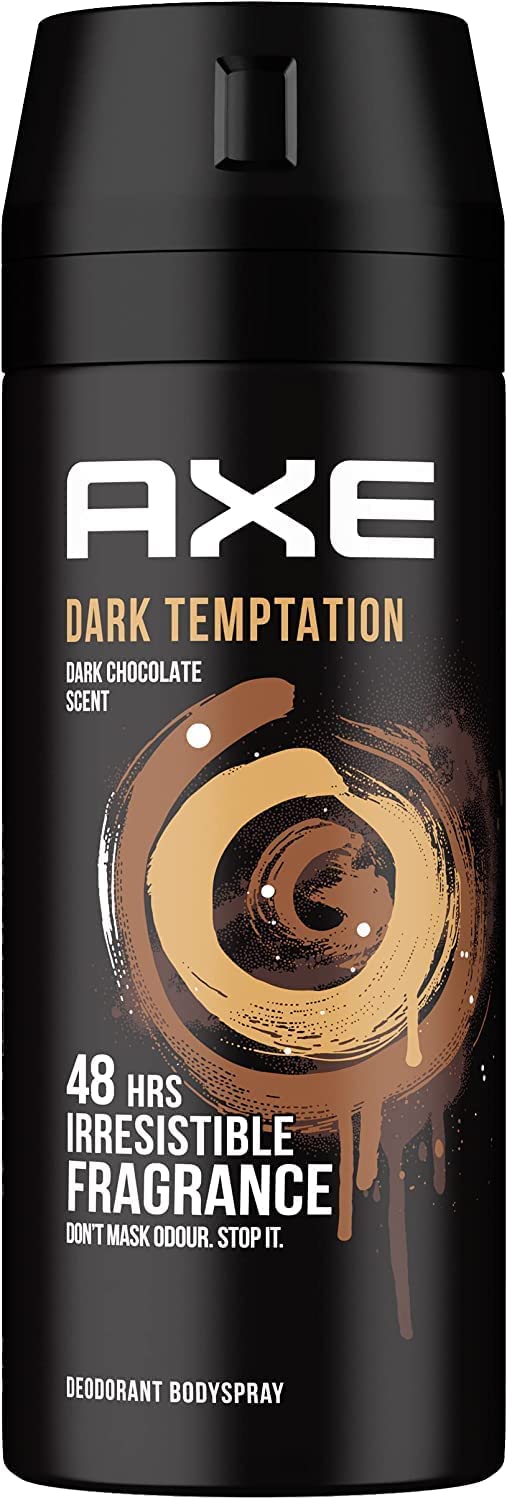 AXE Dark Temptation Deodorant and Body Spray for Men, 150 ml