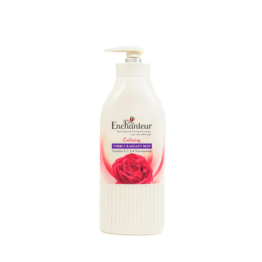 Enchanteur Perfume Lotion 500ml ENTICING PINK