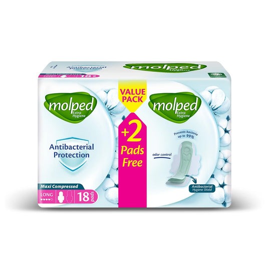 Molped Extra Hygiene - Value Pack - Long - 18 Pads