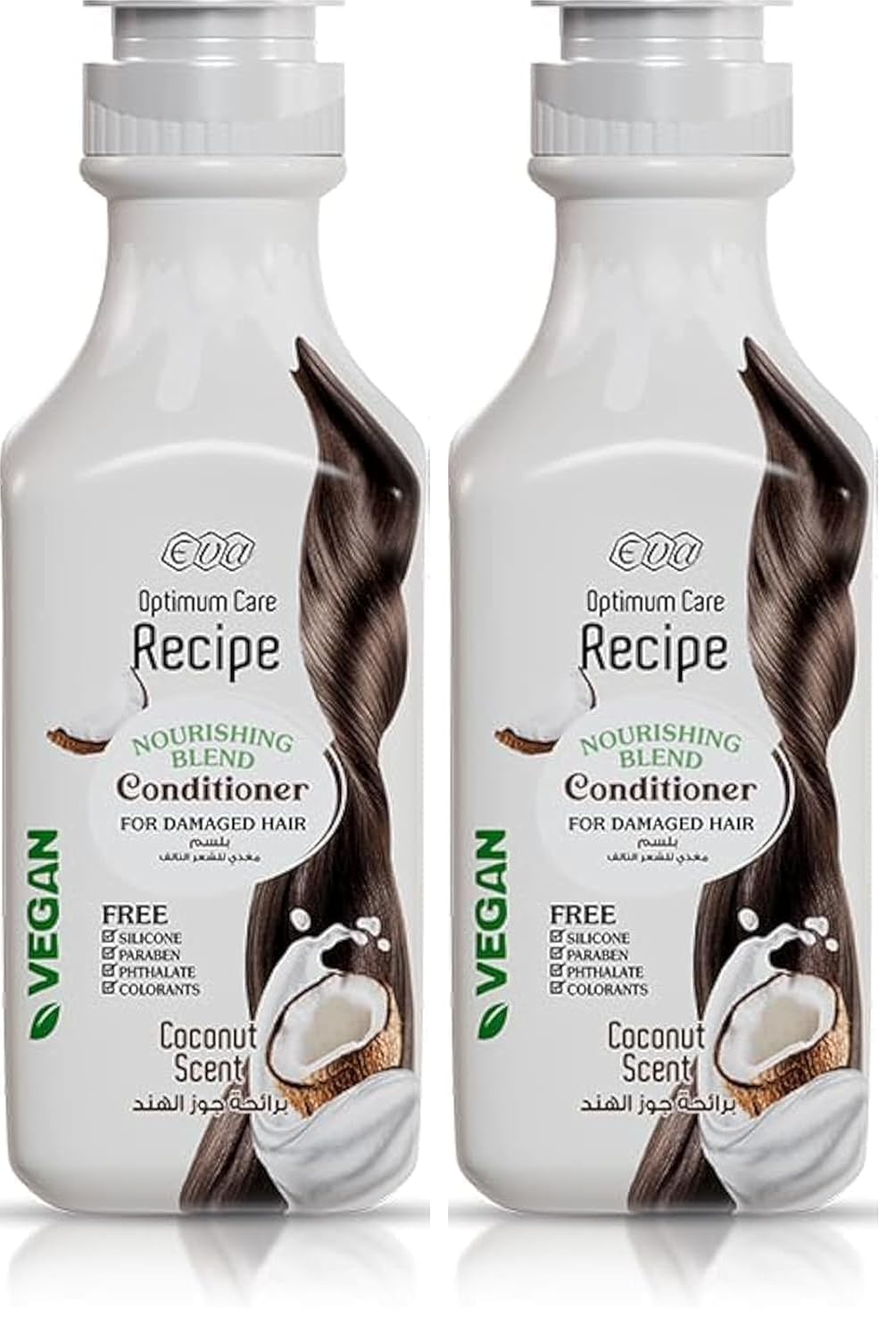 Eva Optimum Care Recipe Nourishing Blend Conditioner Coconut Scent 350 Ml (Pack of 2)