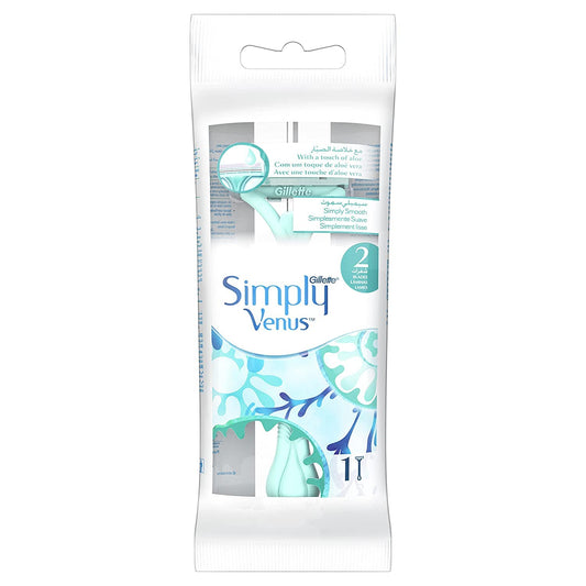 Gillette Simply Venus 2-Blade Disposable Razor for Women - 1 Piece