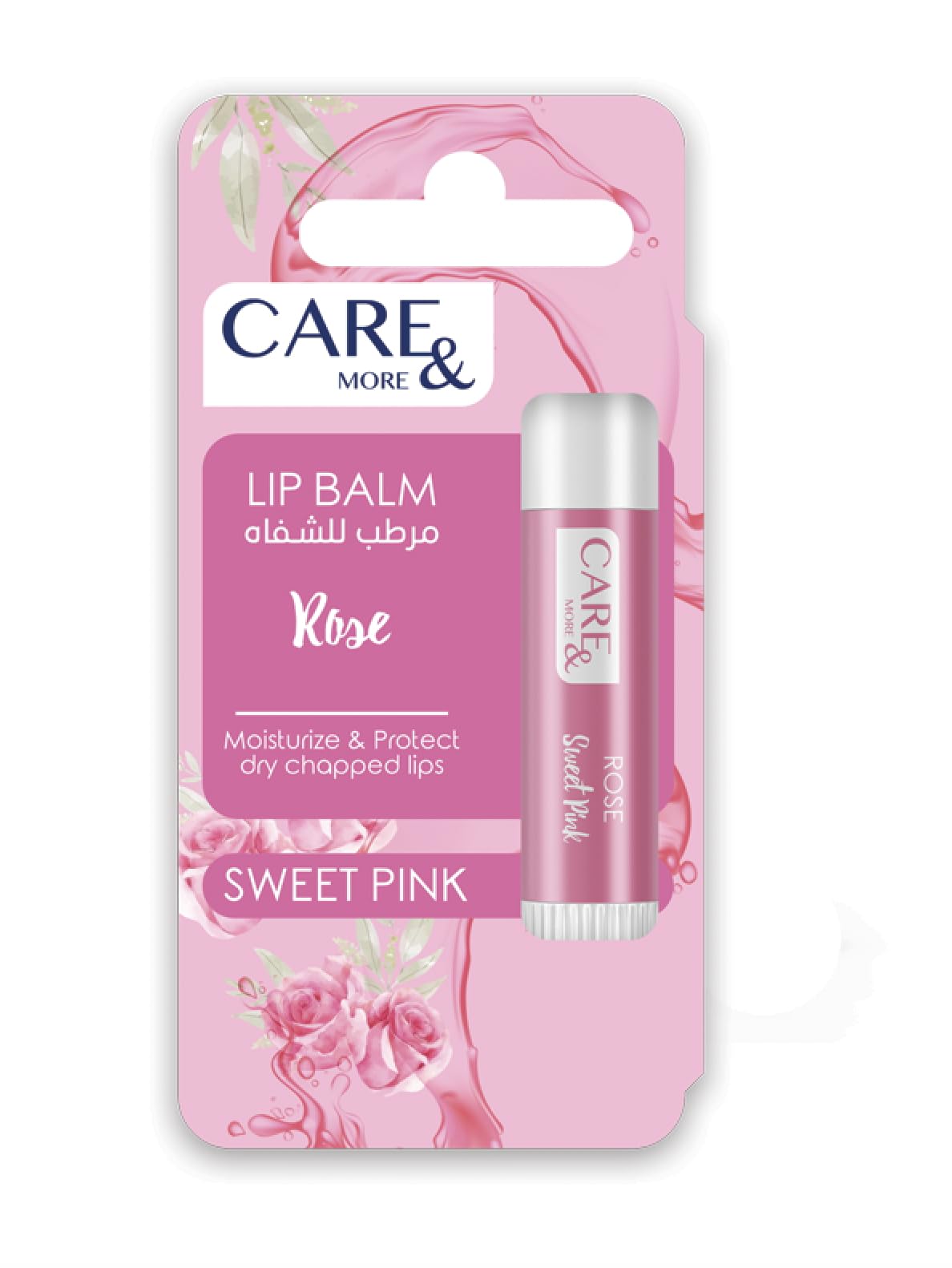 Care More Roses Lip Balm