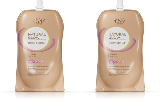 Eva Skin Care Natural Glow Body Scrub 250 gm (Pack of 2)